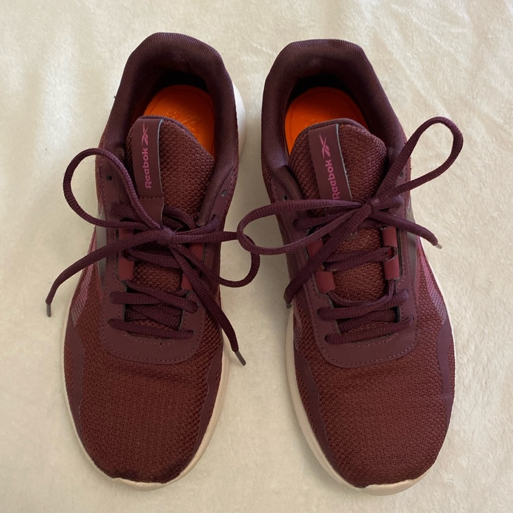 Reebox FuelFoam plum colored running shoes